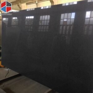 Absolute black granite slab