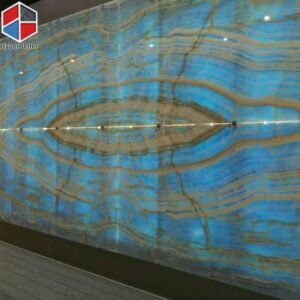 4pcs bookmatched blue onyx slab (2)